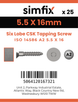 Simfix product label - 14586CA255016-D
