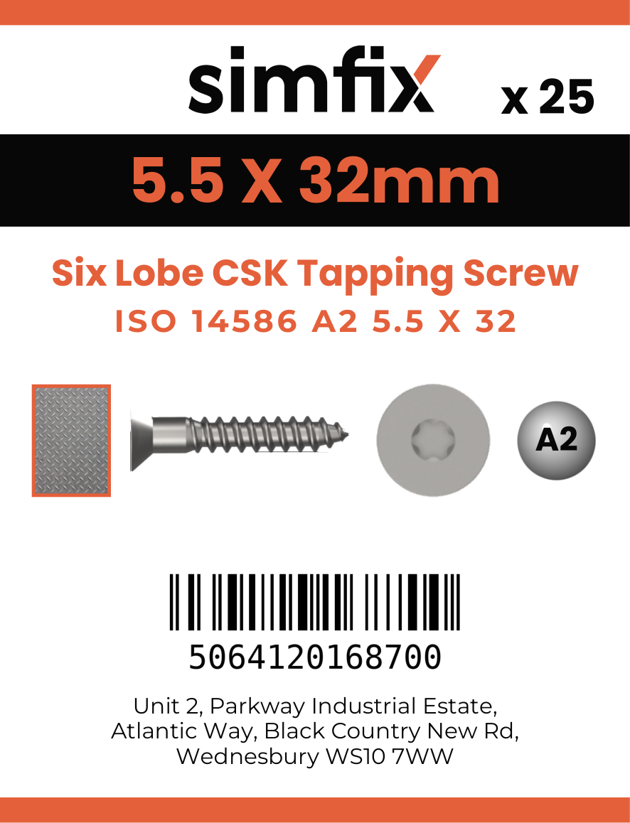 Simfix product label - 14586CA255032-D