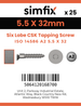 Simfix product label - 14586CA255032-D