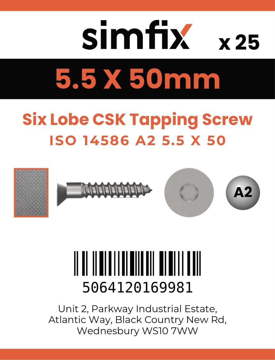 Simfix product label - 14586CA255050-D