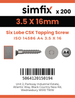 Simfix product label - 14586CA435016-T