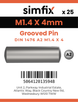 Simfix product label - 1476A214004-D