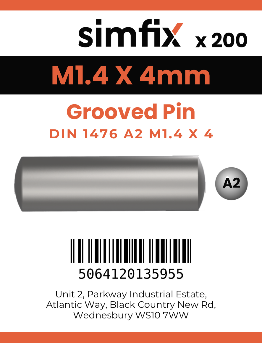 Simfix product label - 1476A214004-T