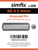 Simfix product label - 1476A214004-T