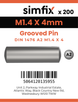 Simfix product label - 1476A214004-T