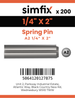 Simfix product label - 1481UA214064-T