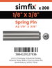 Simfix product label - 1481UA218010-T
