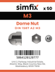 Simfix product label - 1587A203-T
