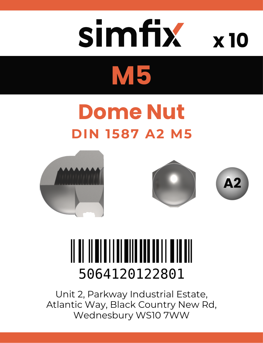 Simfix product label - 1587A205-D
