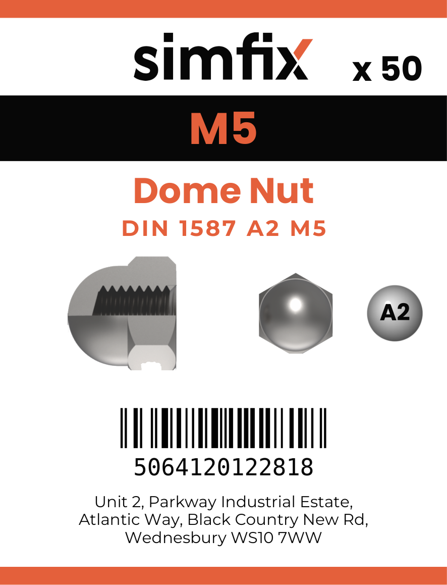 Simfix product label - 1587A205-T