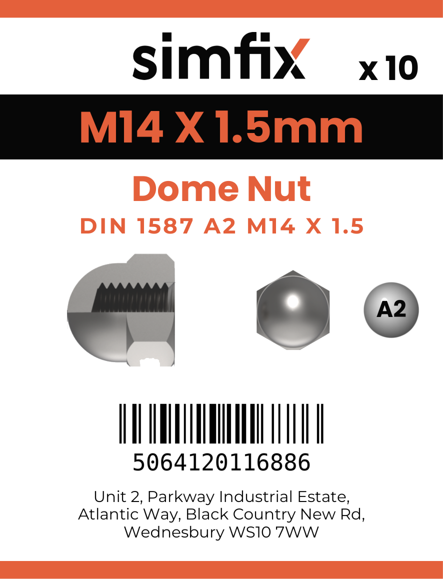 Simfix product label - 1587A214150-D