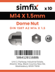 Simfix product label - 1587A214150-D