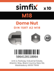 Simfix product label - 1587A218-D