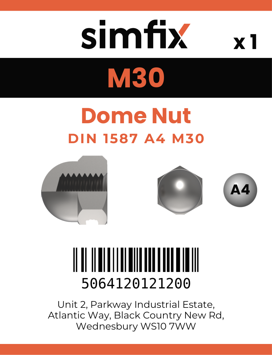Simfix product label - 1587A430-D