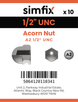 Simfix product label - 1587UA212-D