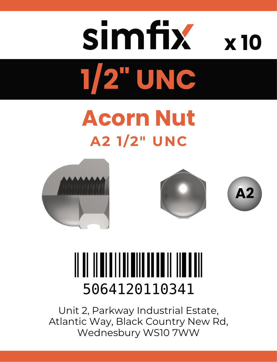 Simfix product label - 1587UA212-D
