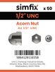 Simfix product label - 1587UA212-T