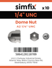 Simfix product label - 1587UA214-D