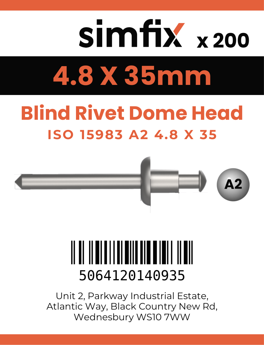 Simfix product label - 15983A24835-T
