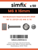 Simfix product label - 25129A206016-T