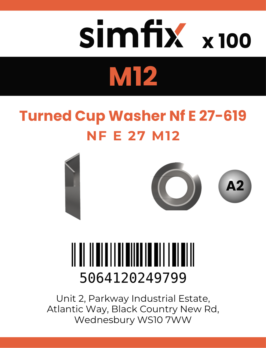 Simfix product label - 27619A1130S-T