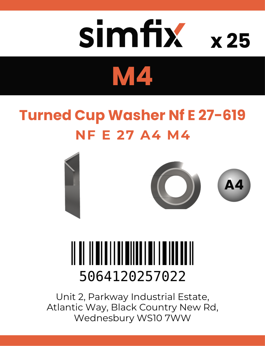 Simfix product label - 27619A4043S-D
