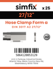 Simfix product label - 3017A2162712-D