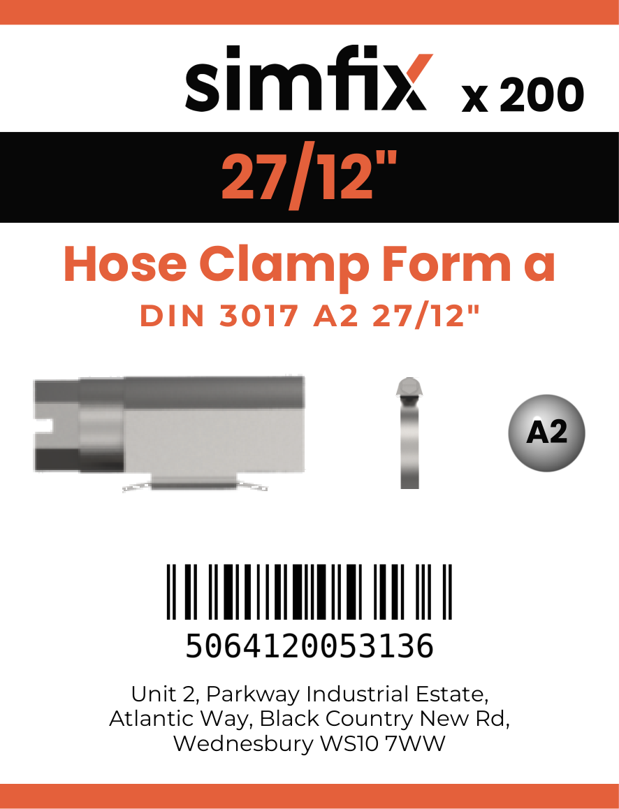 Simfix product label - 3017A2162712-T