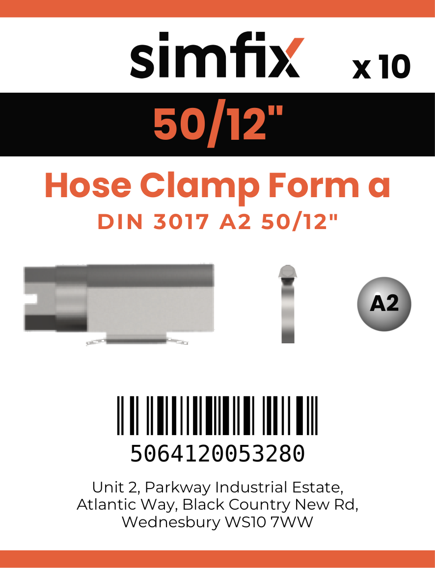 Simfix product label - 3017A2355012-D