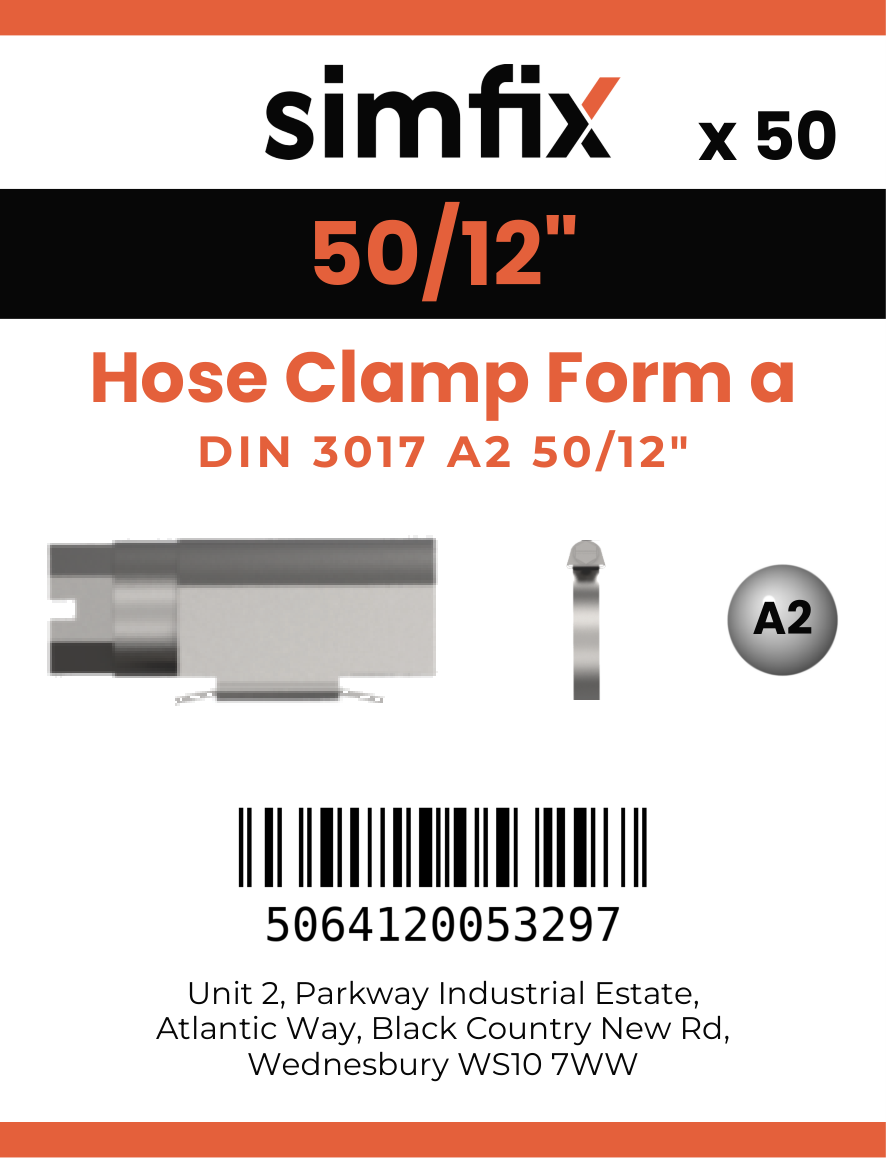 Simfix product label - 3017A2355012-T