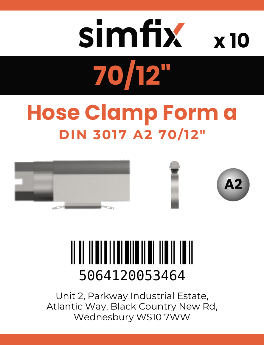 Simfix product label - 3017A2507012-D