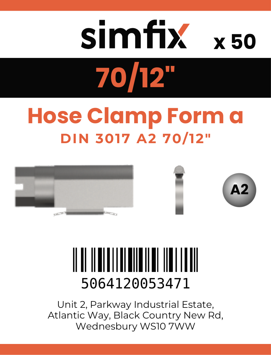 Simfix product label - 3017A2507012-T