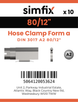 Simfix product label - 3017A2608012-D