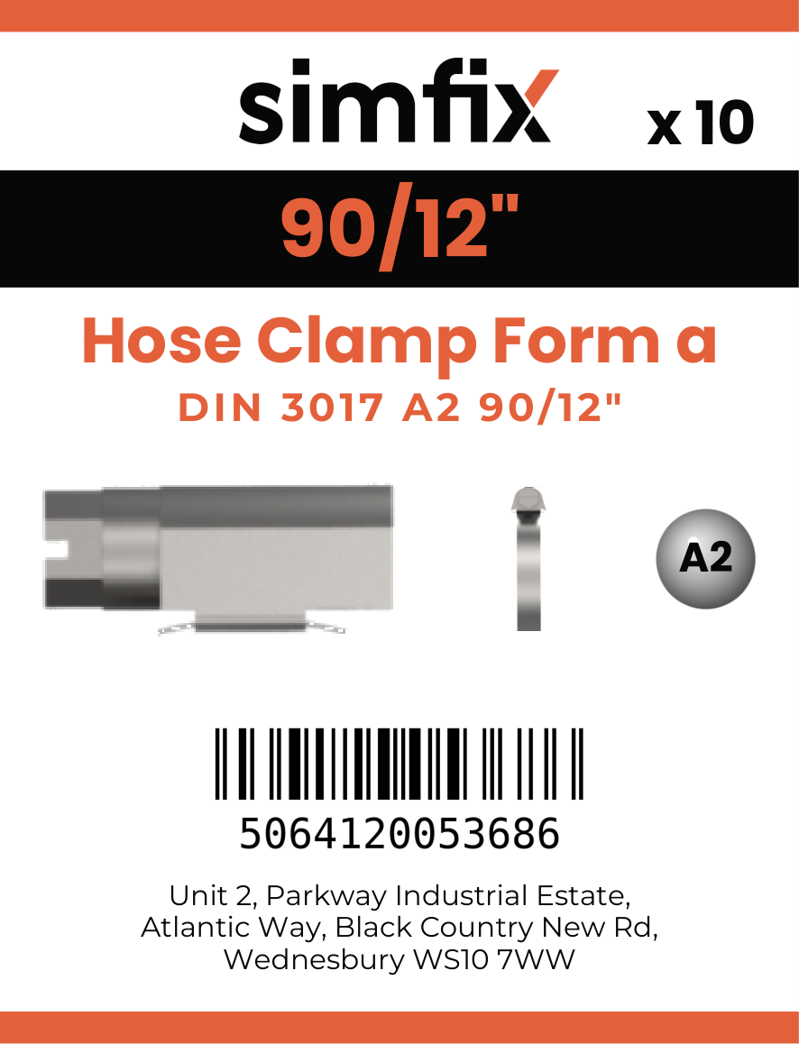 Simfix product label - 3017A2709012-D