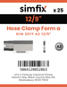Simfix product label - 3017A28129-D
