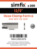 Simfix product label - 3017A28129-T