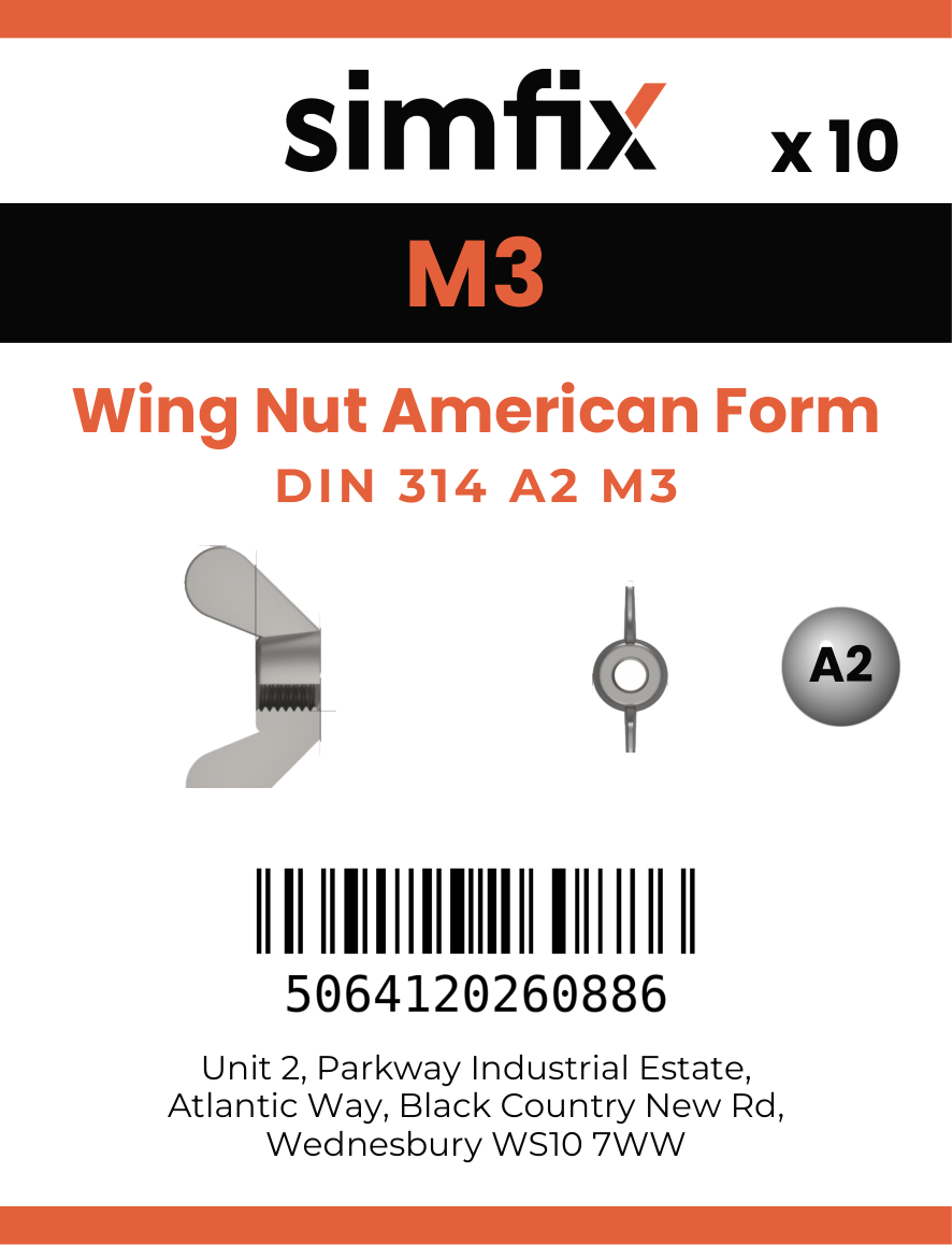 Simfix product label - 314AMA203-D