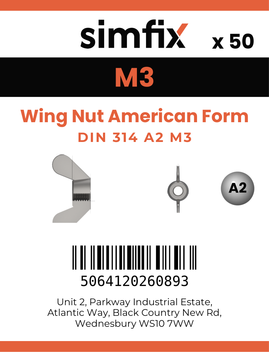 Simfix product label - 314AMA203-T