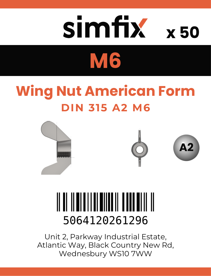 Simfix product label - 314AMA206-T