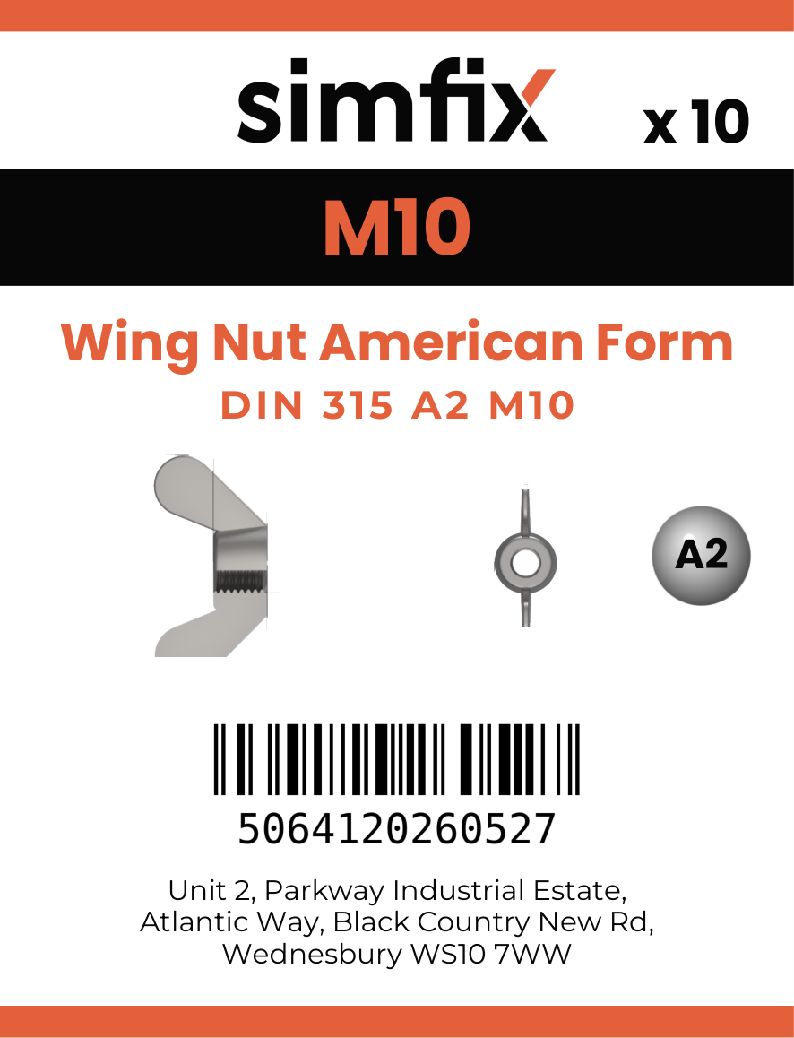Simfix product label - 314AMA210-D