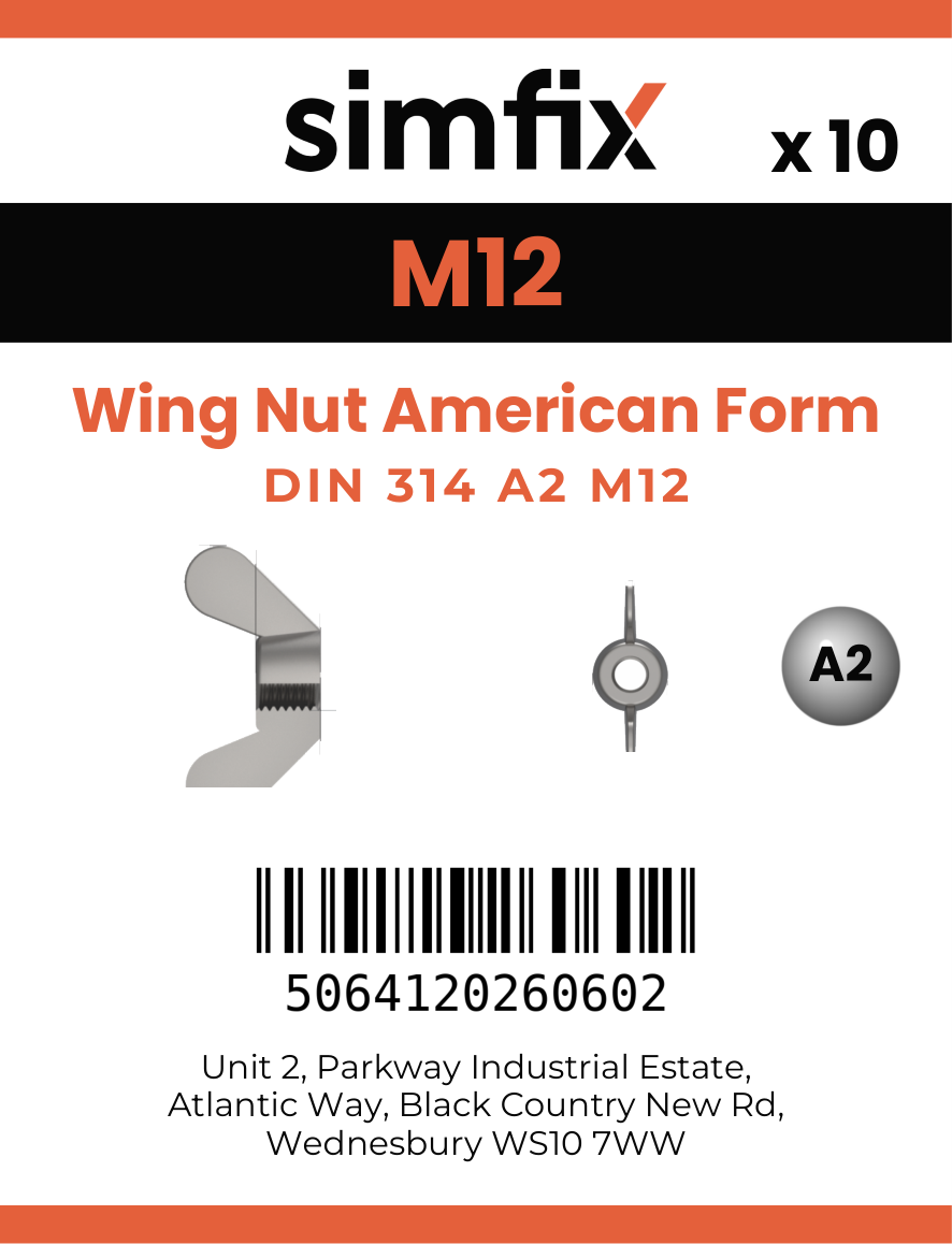 Simfix product label - 314AMA212-D