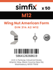 Simfix product label - 314AMA212-T