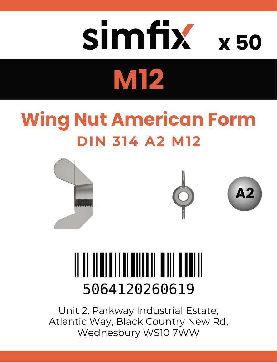 Simfix product label - 314AMA212-T