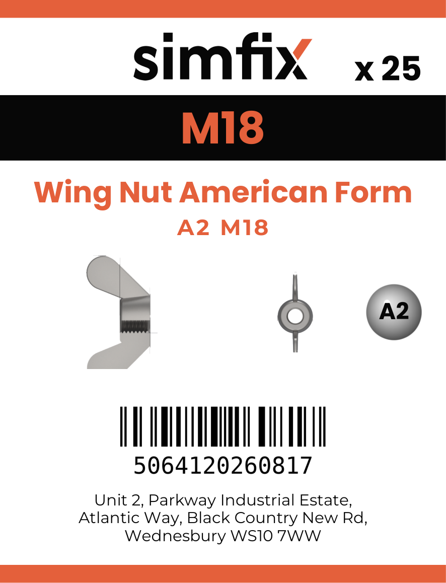Simfix product label - 314AMA218-T