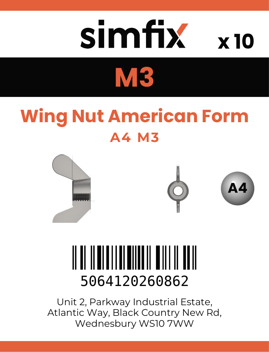Simfix product label - 314AMA403-D