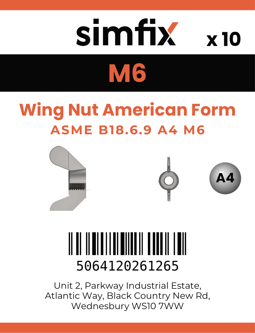 Simfix product label - 314AMA406-D