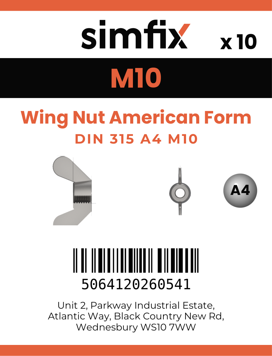 Simfix product label - 314AMA410-D