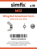 Simfix product label - 314AMA412-D