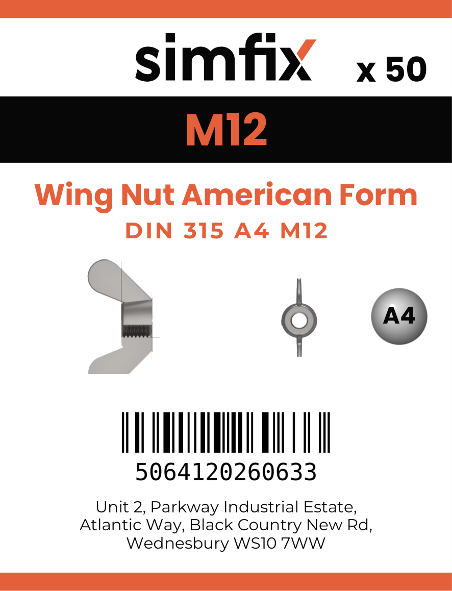 Simfix product label - 314AMA412-T
