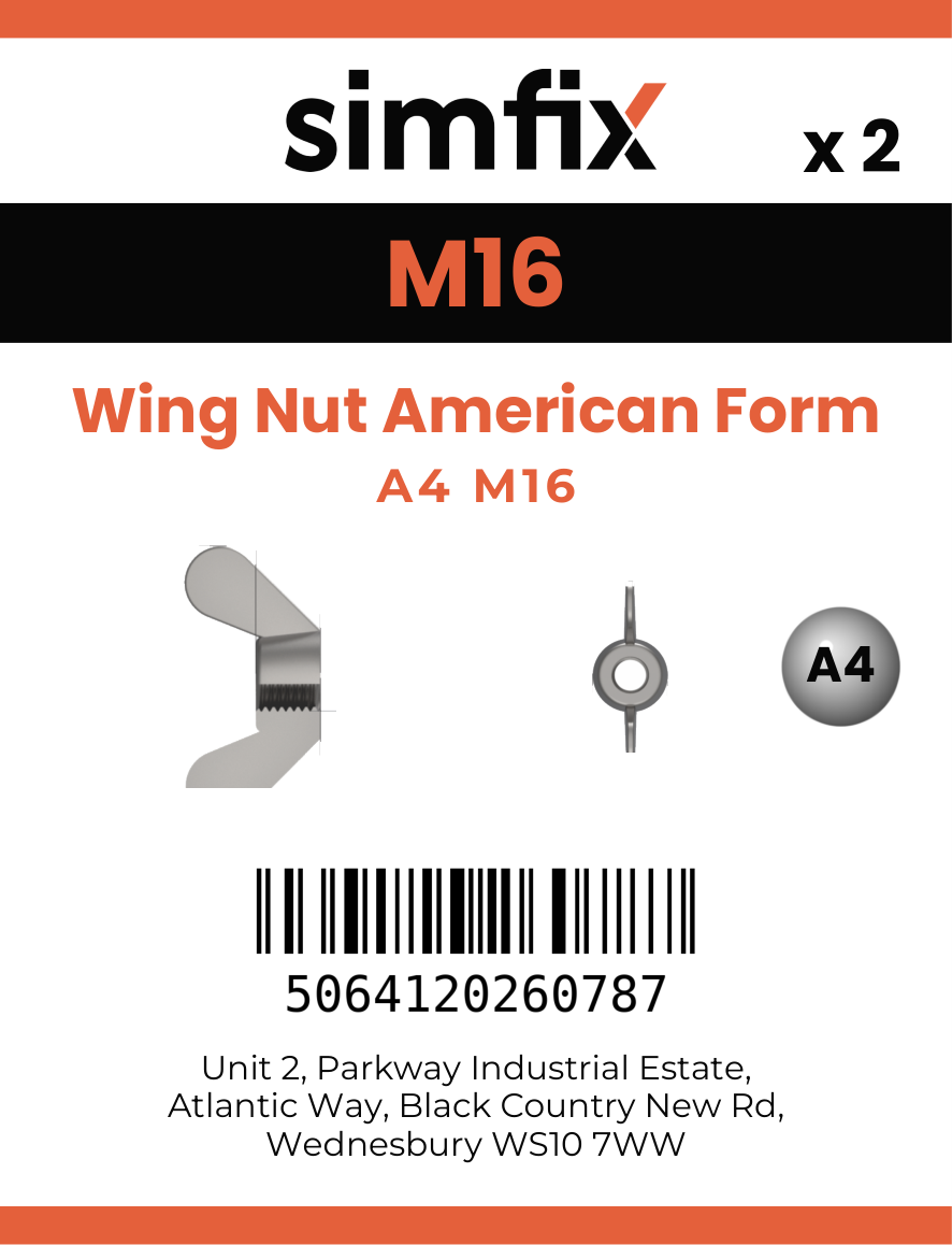 Simfix product label - 314AMA416-D